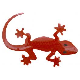 Samolepící dekorace Gecko - červená
