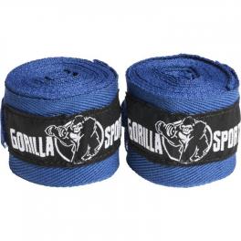 Gorilla Sports Boxerské bandáže, 255 cm, modrá